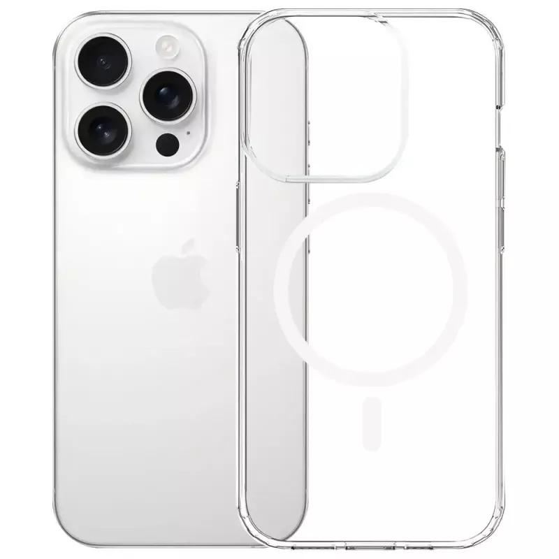 Custodia per cellulare 3MK Armor MagCase per Apple iPhone 15 Pro compatibile MagSafe design sottile