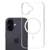 Cover custodia per cellulare 3MK Armor MagCase per iPhone 16, 6,1 pollici (15,5 cm), trasparente, PC+TPU