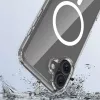 Cover custodia per cellulare 3MK Armor MagCase per iPhone 16, 6,1 pollici (15,5 cm), trasparente, PC+TPU