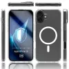 Cover custodia per cellulare 3MK Armor MagCase per iPhone 16, 6,1 pollici (15,5 cm), trasparente, PC+TPU