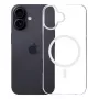 Cover custodia per cellulare 3MK Armor MagCase per iPhone 16, 6,1 pollici (15,5 cm), trasparente, PC+TPU