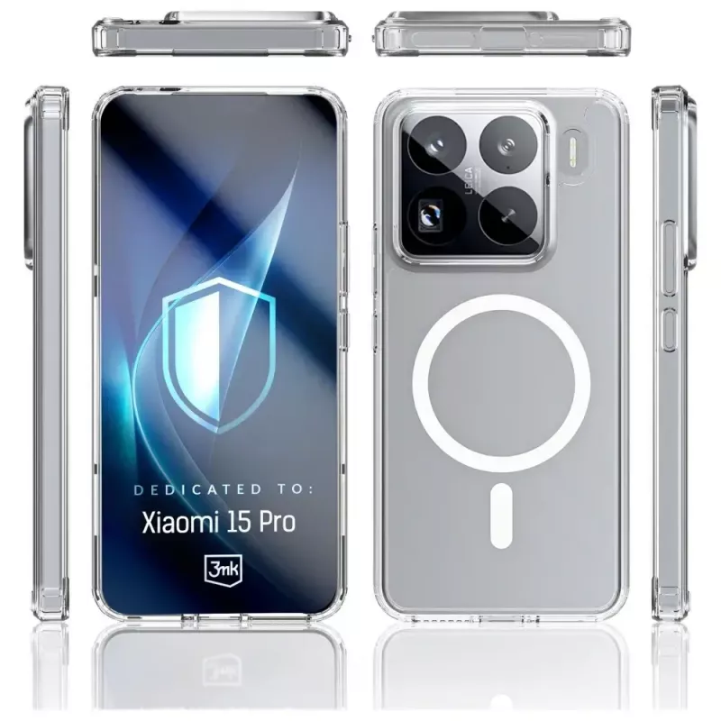 Custodia protettiva MagCase Armor di 3MK per Xiaomi 15 Pro — custodia per cellulare sottile e resistente