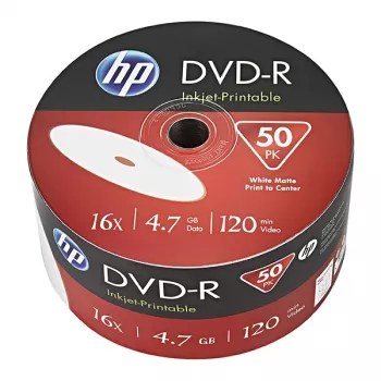 HP DME00070WIP supporto DVD 4,7 GB DVD+R 50 pezzi