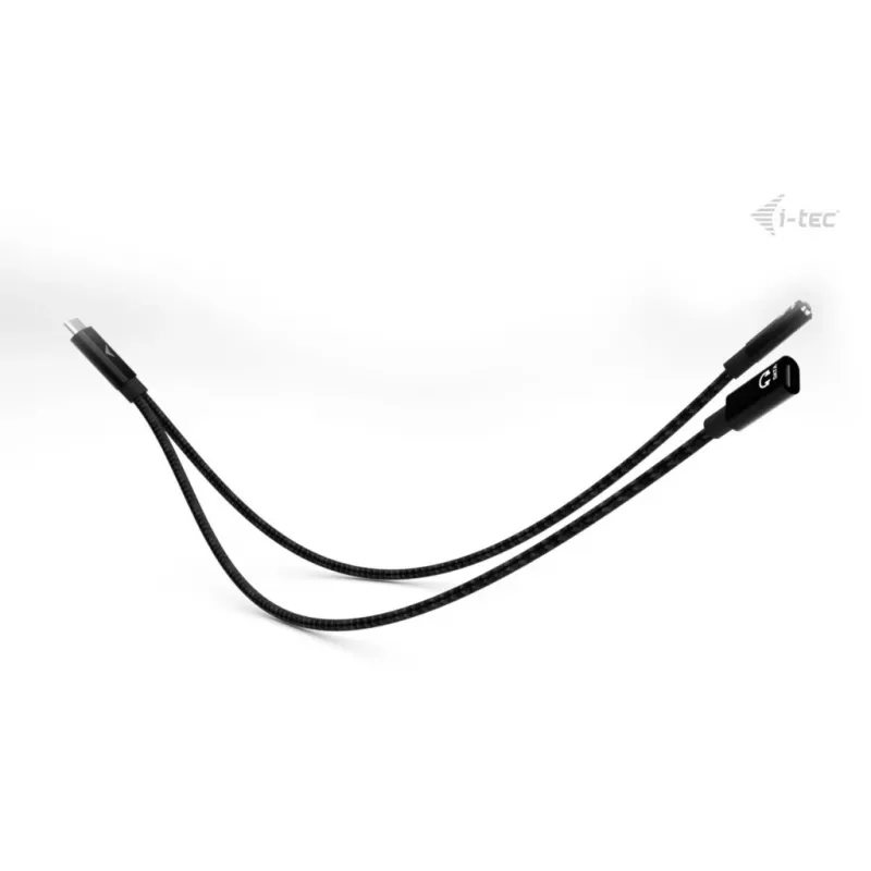 Splitter per cavo USB-C i-tec audio/dati + Power Delivery 100 W