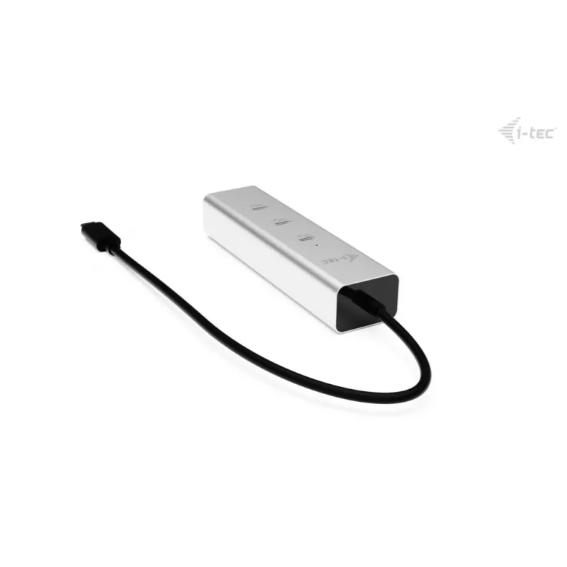 Hub di ricarica USB-C i-tec Metal 5 porte con video USB-C 8K + Power Delivery 85W