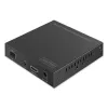 DIGITUS DS-55348 Kit extender KVM IP HDMI in fibra, 4K/60 Hz, 40 km/300 m, IP 1G, nero