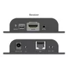 DIGITUS HDMI IP Extender Set - 4K/60Hz 120/200 m, uno-a-molti, CAT, nero