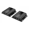 DIGITUS HDMI IP Extender Set - 4K/60Hz 120/200 m, uno-a-molti, CAT, nero