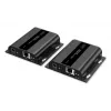 DIGITUS HDMI IP Extender Set - 4K/60Hz 120/200 m, PoE, uno-a-molti, CAT, nero