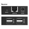 DIGITUS USB Extender - USB 2.0 4 porte USB-A 150m per uso con cavo CAT6 (o superiore)