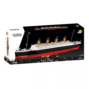 Set da costruzione Cobi R.M.S. Titanic modello, 3.260 mattoncini in plastica (COBI-1686)