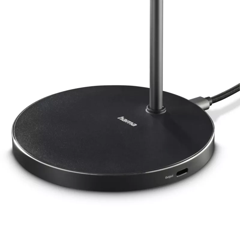 Hama 00201737 caricabatterie mobile cuffie, smartphone nero USB ricarica wireless ricarica rapida indoor