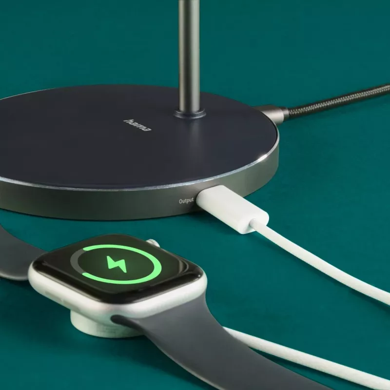Hama 00201737 caricabatterie mobile cuffie, smartphone nero USB ricarica wireless ricarica rapida indoor