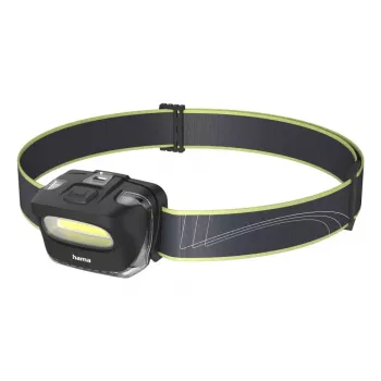 Hama HL110 nero, blu, giallo torcia frontale COB LED