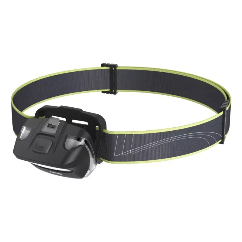 Hama HL110 nero, blu, giallo torcia frontale COB LED