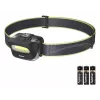 Hama HL110 nero, blu, giallo torcia frontale COB LED