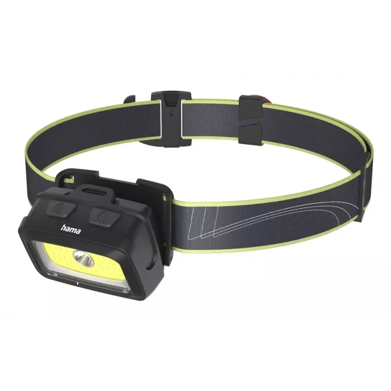 Hama HL350 nero, blu, giallo torcia frontale LED