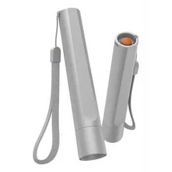 Torcia portatile Hama FL120 argento LED 3W alluminio 145mm