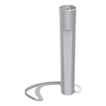 Torcia portatile Hama FL120 argento LED 3W alluminio 145mm