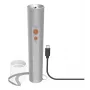 Torcia portatile Hama FL350-C argento LED 3W USB ricaricabile