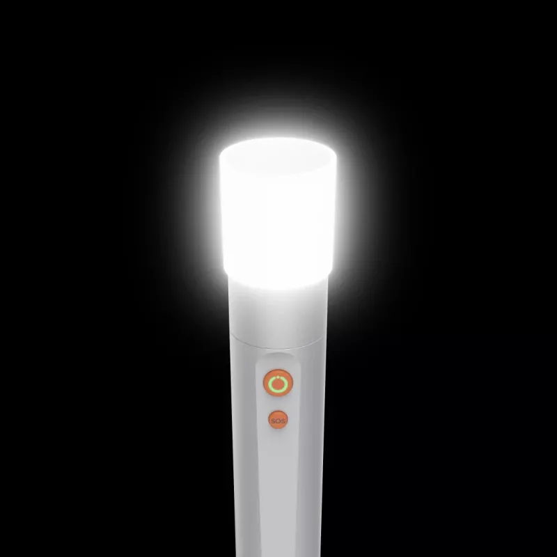 Torcia portatile Hama FL350-C argento LED 3W USB ricaricabile