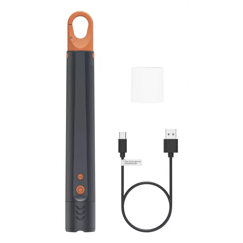 Torcia LED ricaricabile HAMA FLX1200-C — alluminio, antiurto, 4 modalità + SOS