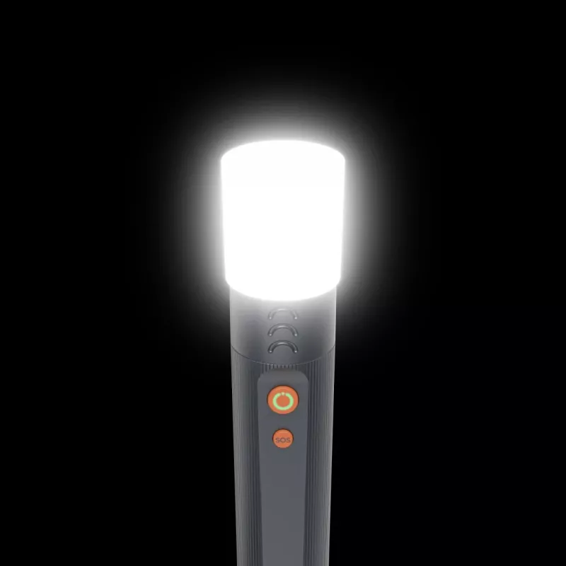 Torcia LED ricaricabile HAMA FLX1200-C — alluminio, antiurto, 4 modalità + SOS