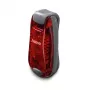 Hama luce di segnalazione LED con clip, 2 pezzi, 3 modalità di luce, IP44, batteria CR2032, nero/rosso