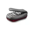 Hama luce di segnalazione LED con clip, 2 pezzi, 3 modalità di luce, IP44, batteria CR2032, nero/rosso