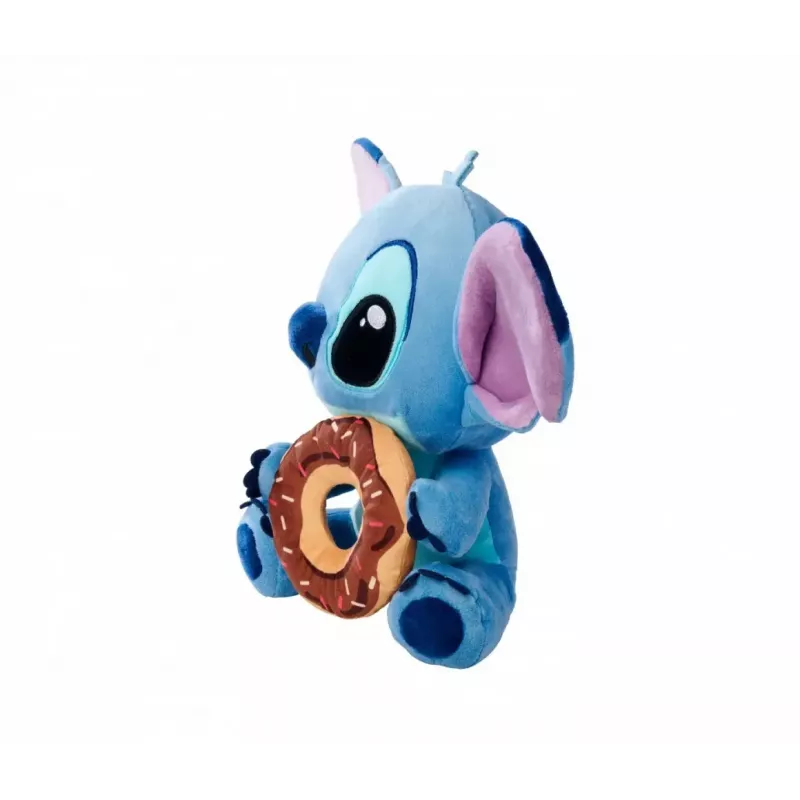Peluche SIMBA Mascotte Stitch con ciambella 25 cm figura in peluche