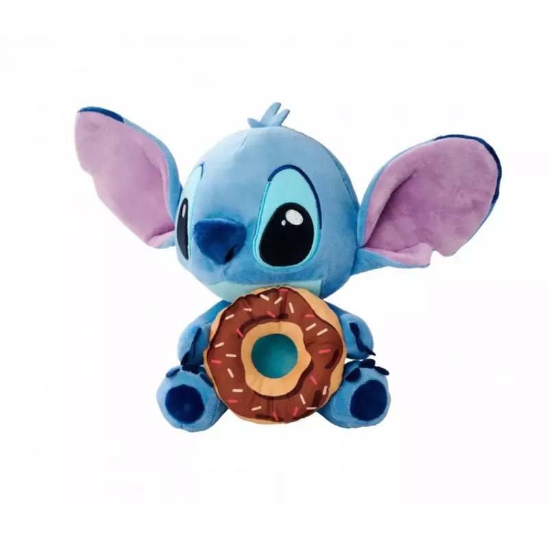 Peluche SIMBA Mascotte Stitch con ciambella 25 cm figura in peluche