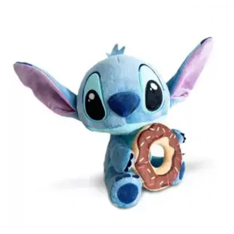 Peluche SIMBA Mascotte Stitch con ciambella 25 cm figura in peluche