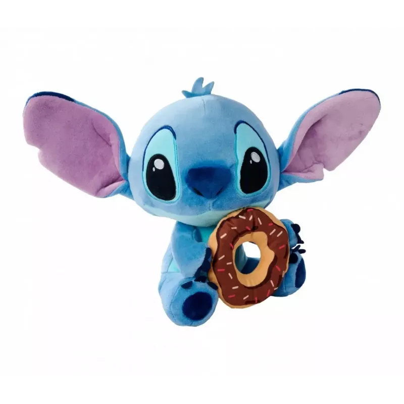 Peluche SIMBA Mascotte Stitch con ciambella 25 cm figura in peluche
