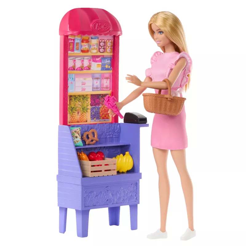 Barbie e Teresa Ricetta per l'amicizia Malibu al mercato bambola e set di gioco con 11 accessori