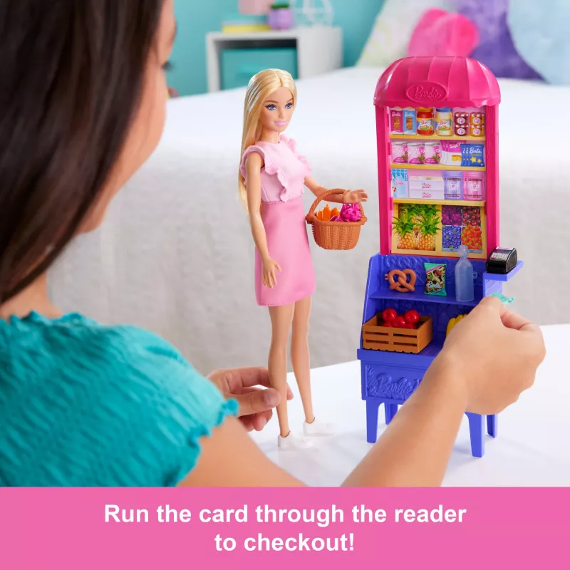 Barbie e Teresa Ricetta per l'amicizia Malibu al mercato bambola e set di gioco con 11 accessori