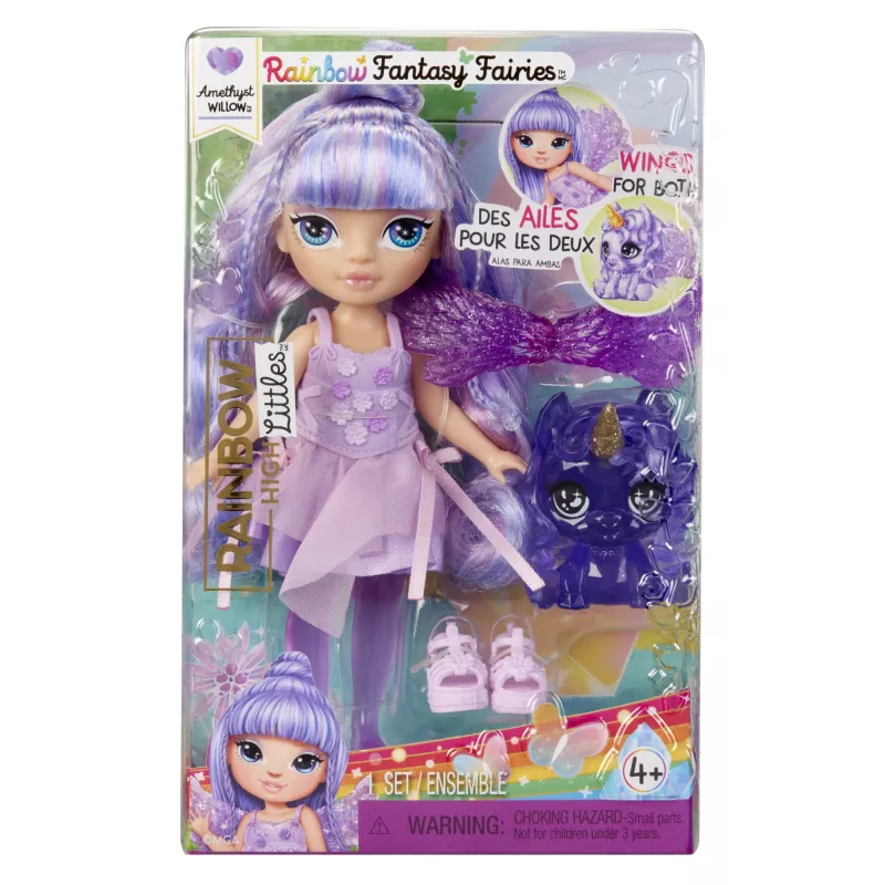 Rainbow High Littles Rainbow Fantasy Fairies bambola - Amethyst (viola)