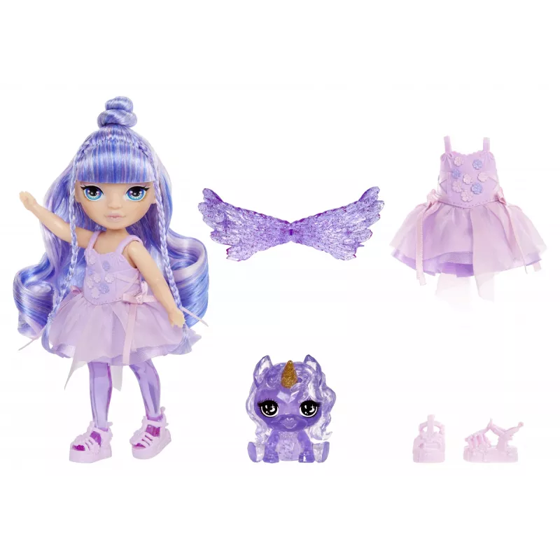 Rainbow High Littles Rainbow Fantasy Fairies bambola - Amethyst (viola)