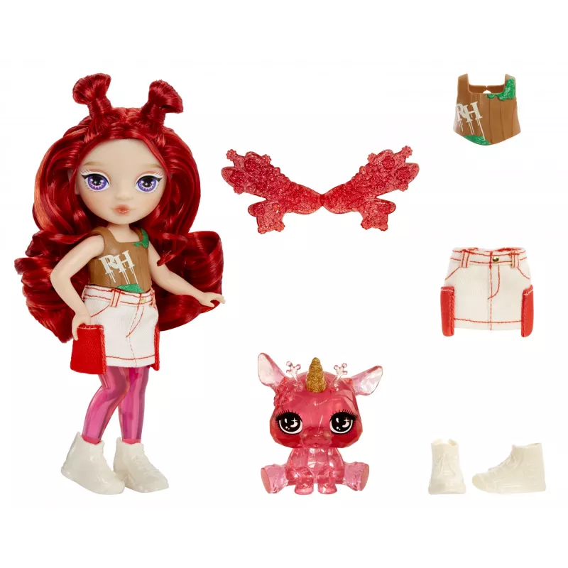 Rainbow High Littles Rainbow Fantasy Fairies bambola - Apple (rosso)