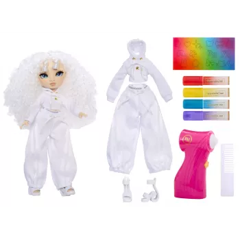 Rainbow High Air Brush & Create Fashion Dolls - occhi verdi, bambola moda, femmina, 4 anno/i, ragazzo/ragazza, 280 mm, multicolore