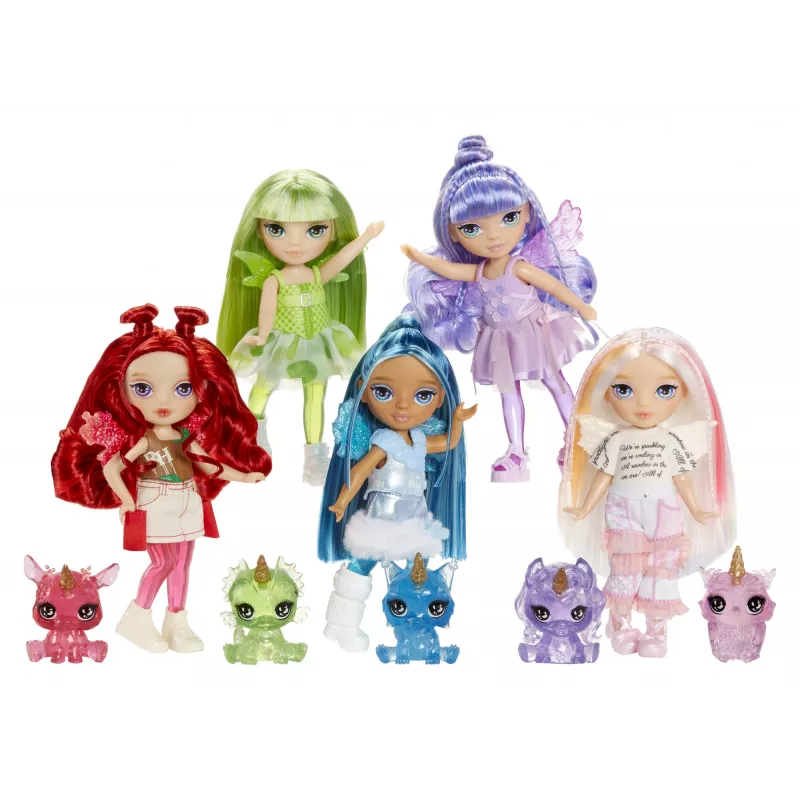 Rainbow High Littles Rainbow Fantasy Fairies bambola - Sapphire (blu)