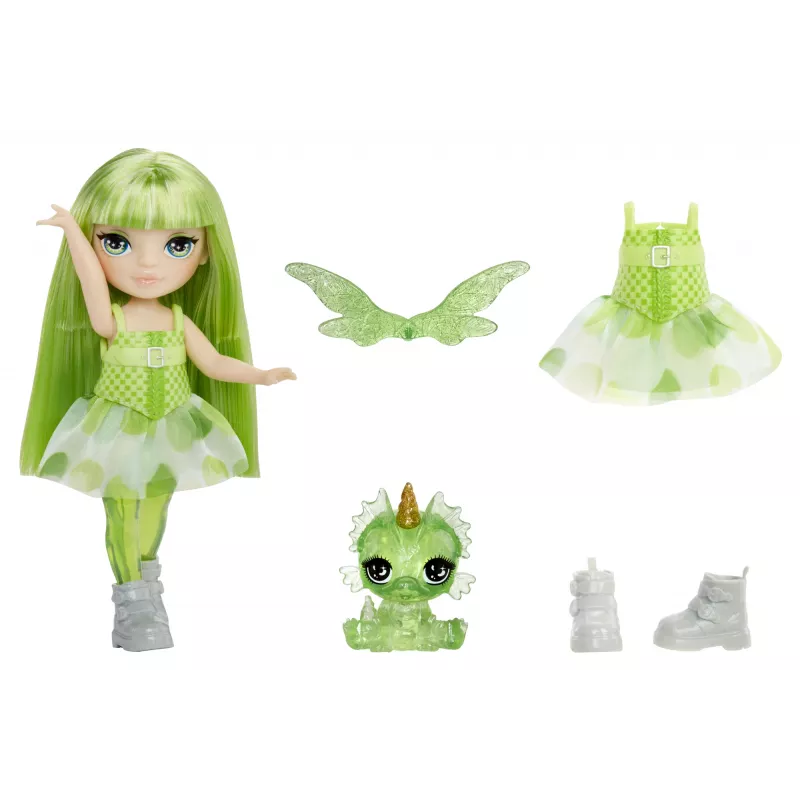 Rainbow High Littles Rainbow Fantasy Fairies bambola - Emerald (verde)
