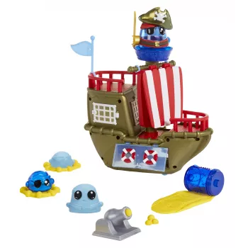 MGA Entertainment DohKins set di gioco nave pirata, set di gioco con pasta modellabile, multicolore, bambino, ragazzo/ragazza, 3 anno/i, 99 anno/i