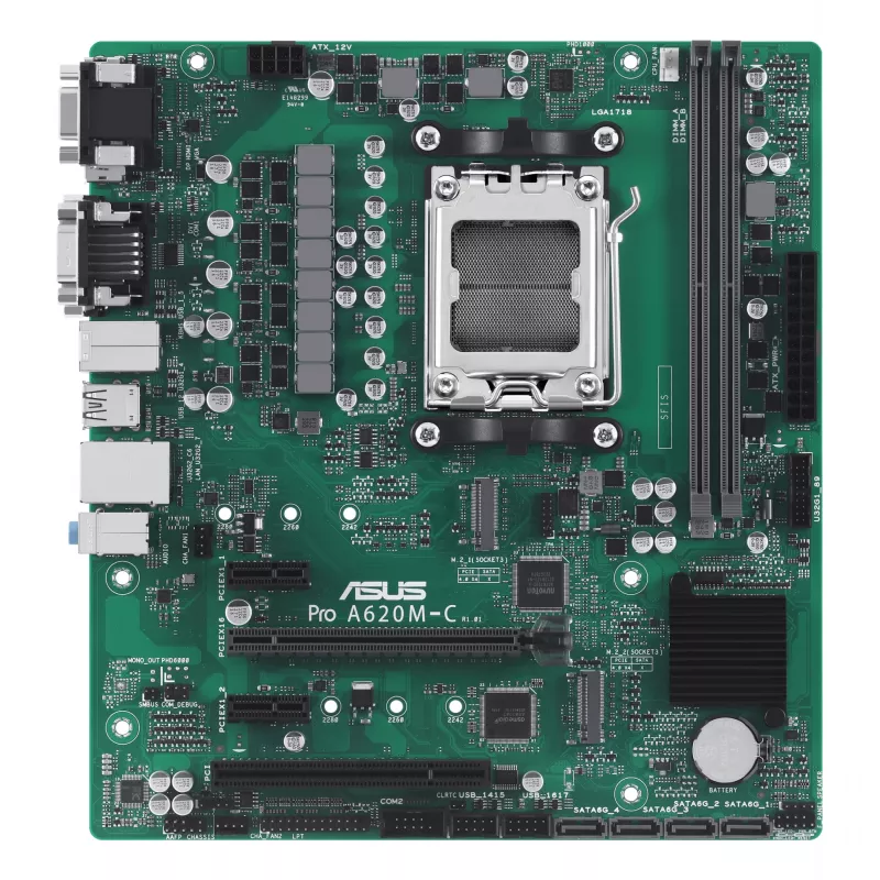 Scheda madre ASUS PRO A620M-C-CSM AMD A620 Socket AM5 micro ATX