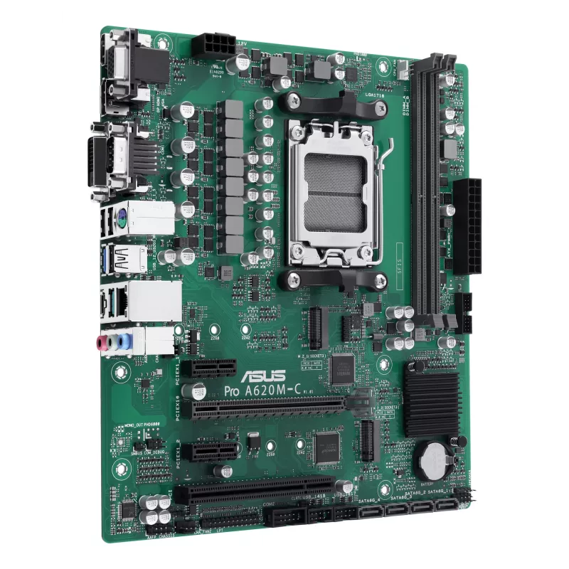 Scheda madre ASUS PRO A620M-C-CSM AMD A620 Socket AM5 micro ATX