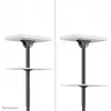 Supporto da soffitto Neomounts CL35-440BL16XL max 50 kg 37-70 pollici