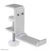 Neomounts ADS11-171SL supporto per cuffie, universale, con fissaggio a morsetto, in alluminio, argento