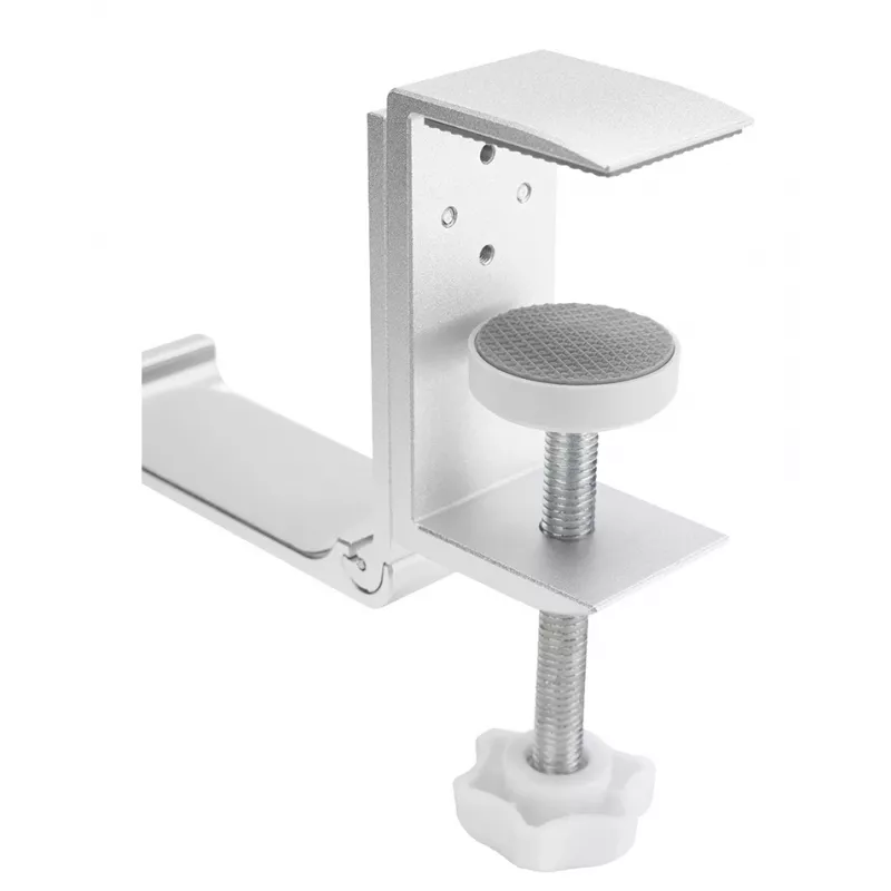 Neomounts ADS11-171SL supporto per cuffie, universale, con fissaggio a morsetto, in alluminio, argento