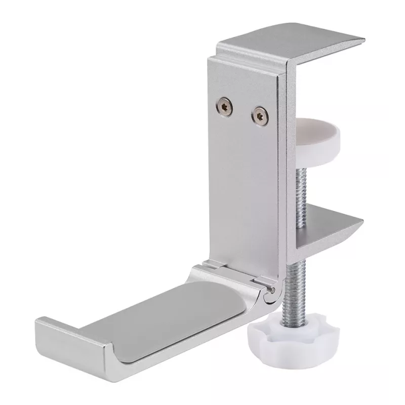 Neomounts ADS11-171SL supporto per cuffie, universale, con fissaggio a morsetto, in alluminio, argento