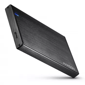 Axagon EE25-XA6C box esterno compatto in alluminio USB-C 5 Gbit/s – SATA 6G per SSD/HDD da 2,5