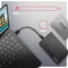 Axagon EE25-XA6C box esterno compatto in alluminio USB-C 5 Gbit/s – SATA 6G per SSD/HDD da 2,5